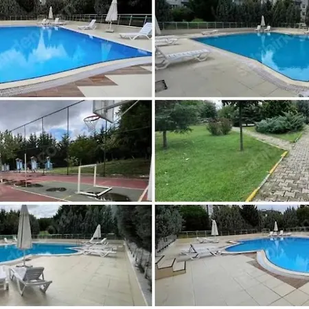 Sabiha Goekcene 5 Dk Havuz, Balkon, Otopark Yesillikler Icinde דירה *